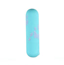 Julia Jessie Butterfly Pattern Rechargeable Mini Bullet Vibrator by Maia Toys in turquoise with butterfly print