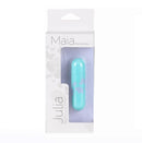 Julia Jessie Butterfly Pattern Rechargeable Mini Bullet Vibrator by Maia Toys in packaging.