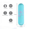 Julia Jessie Butterfly Pattern Rechargeable Mini Bullet Vibrator by Maia Toys showcasing features and butterfly design