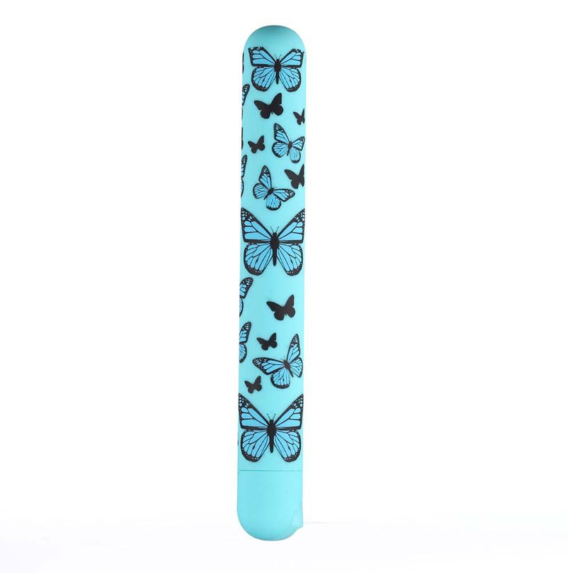 Maia Toys Monarch Butterfly Pattern Long Rechargeable Bullet Vibrator at $23.99