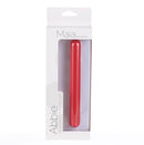 Maia Toys Abbie Long Rechargeable Bullet Vibrator Red Personal Massager at $23.99