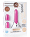 Nu Sensuelle NU Sensuelle Point Plus 20-Function Rechargeable Silicone Bullet Vibrator with Textured Tips Pink at $59.99