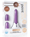 Nu Sensuelle NU Sensuelle Point Plus 20-Function Rechargeable Silicone Bullet Vibrator with Textured Tips Purple at $59.99