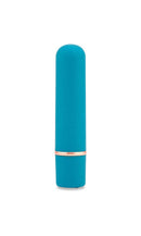 Sensuelle Nubii Tulla blue bullet vibrator with 10 vibration functions, ideal for clitoral, nipple, and penis stimulation.