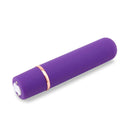 Sensuelle Nubii Tulla Bullet Vibrator in purple with gold accent, petite and rechargeable with 10 vibration functions for external play