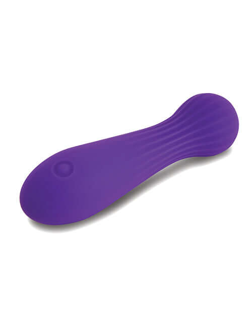 Sensuelle Nubii Sola Bullet Vibrator in luscious purple, featuring a curvaceous pear-shaped design for expansive clitoral stimulation.