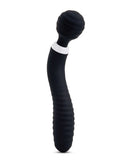 Sensuelle Nubii Lolly Wand Massager Vibrator in black, ergonomic design for targeted pleasure by NU Sensuelle Novelties.