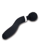 Sensuelle Nubii Lolly Wand Massager Vibrator in Black, ergonomically designed for tailored pleasure and versatile use by NU Sensuelle Novelties.