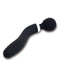 Sensuelle Nubii Lolly Wand Massager Vibrator in Black, ergonomically designed for tailored pleasure and versatile use by NU Sensuelle Novelties.