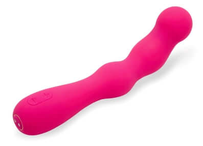 Sensuelle Nubii Siren G-Spot Vibrator in Pink with bendable design and turbo boost feature for targeted pleasure.