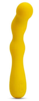 Yellow Sensuelle Nubii Siren G-Spot Vibrator featuring a versatile, bendable design with a turbo boost for targeted pleasure.