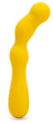 Sensuelle Nubii Siren Yellow G-Spot Vibrator with undulating silhouette and flexible design for targeted pleasure and inclusivity.