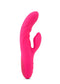 Sensuelle Nubii Kiah Rabbit Style Vibrator Pink with Turbo Boost Technology, gentle warmth, ribbed texture, 3 speeds, 17 modes, and 2 motors.