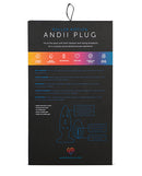 Nu Sensuelle Sensuelle Andii Roller Motion Navy Blue Vibrating Anal Plug at $89.99