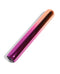 Sensuelle Aluminum Rumba Double Motor Ombre Multicolor Vibrator with 7 vibration intensities, 5 patterns, and rainbow ombre finish.