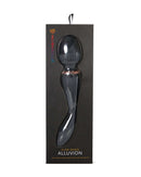 Sensuelle Alluvion Wand Black packaged, dual ended for clitoral, G-Spot, and anal stimulation, featuring XLR8 turbo boost.