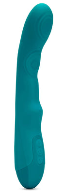 Sensuelle Vivi Double Tapping Vibrator in Emerald Green by NU Sensuelle, featuring multi-play tapping and vibration functionality.
