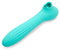 Sensuelle Triple Action Daisy Electric Blue vibrator with suction, flickering tongue, and thrusting capabilities