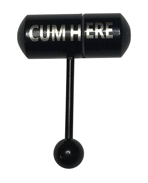 Tongue Joy Lix Barbell Etched Cum Here at $19.99
