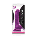 NS Novelties Colours Dual Density 8 inches Purple Realistic Dildo by NS Novelties at $44.99