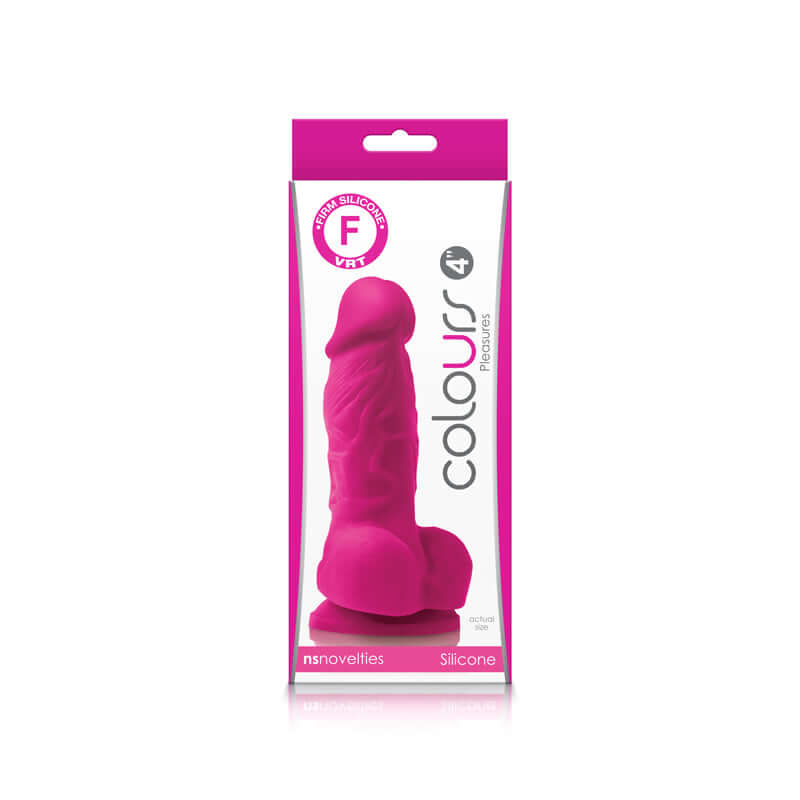 Colours Pleasures 4" Dildo Pink