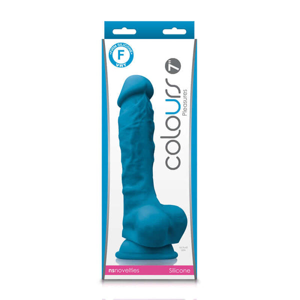 NS Novelties Colours Pleasures 7 inches Dildo Blue at $34.99