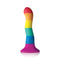 NS Novelties Colours Pride Edition 6 inches Wave Dildo Rainbow at $29.99
