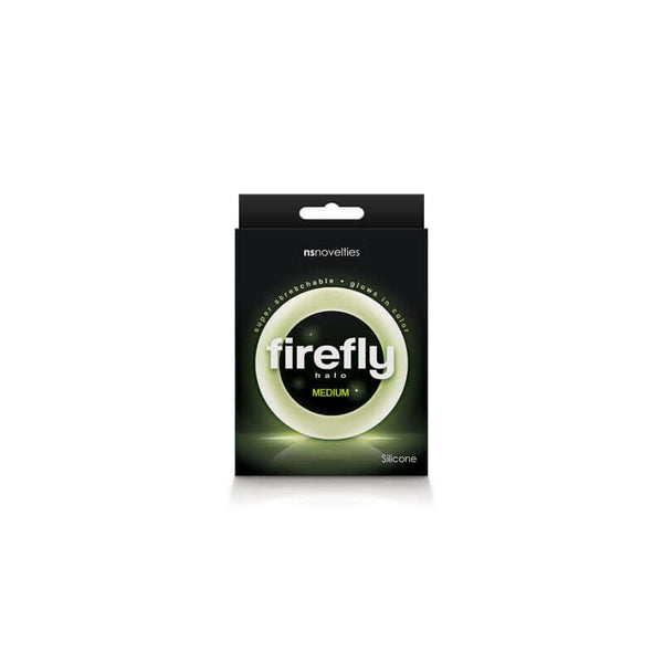 NS Novelties Firefly Halo Medium Cock Ring Clear at $4.99