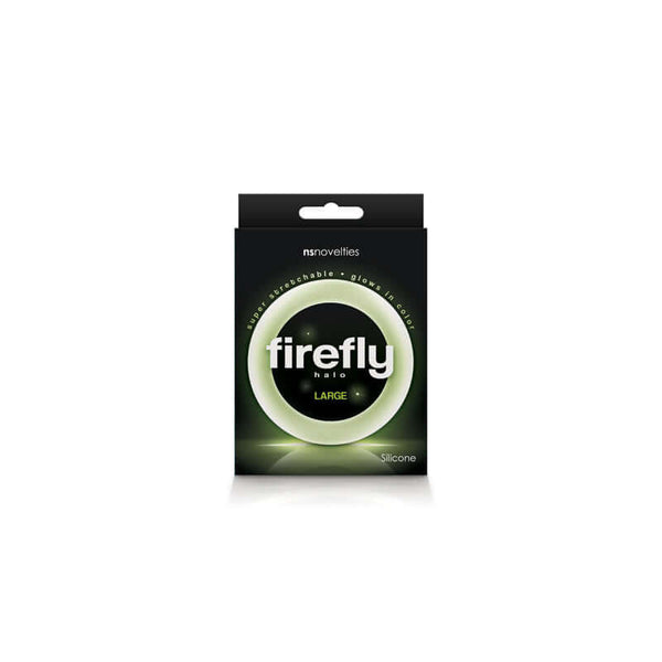 NS Novelties Firefly Halo 60mm e or approximately 2.36 inches Cock Ring Large Clear at $4.99