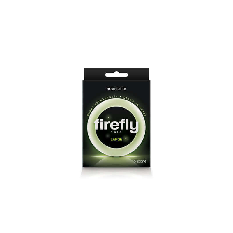NS Novelties Firefly Halo 60mm e or approximately 2.36 inches Cock Ring Large Clear at $4.99