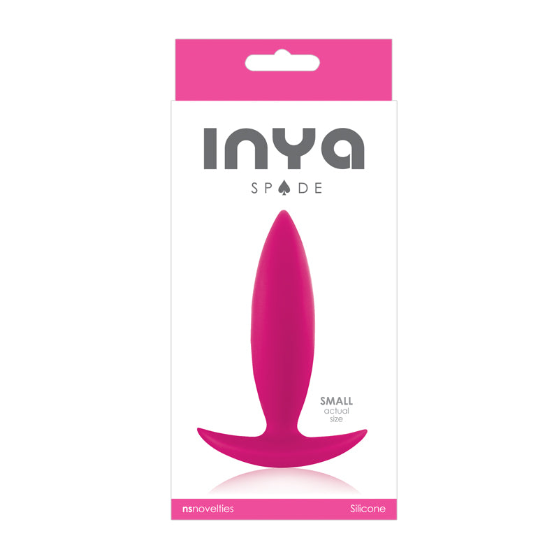 NS Novelties Inya Spades Small Pink Butt Plug at $11.99