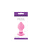 NS Novelties Crystal Small Pink Glass Butt Plug at $12.99