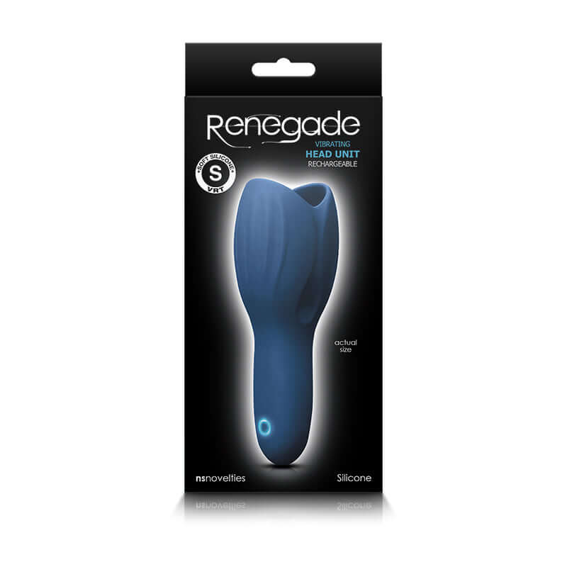 NS Novelties Renegade Head Unit Blue Stroker at $39.99