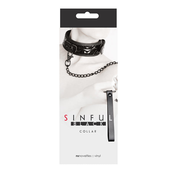 NS Novelties Sinful Black Collar at $17.99