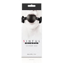 NS Novelties Sinful Soft Silicone Ball Gag Black at $15.99