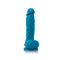NS Novelties Colours Pleasures Vibrating 5 inches Dildo Blue at $42.99