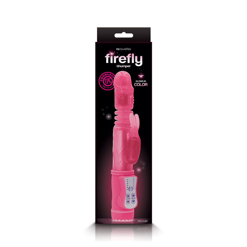 NS Novelties Firefly Thumper Pink Rabbit Vibrator at $25.99