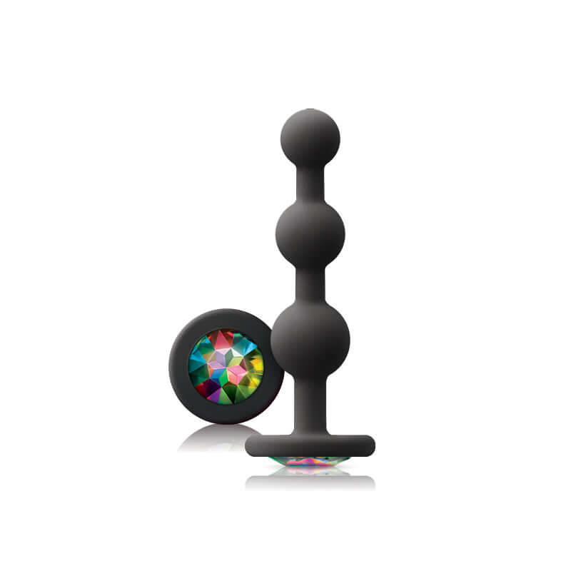 NS Novelties Glams Ripple Rainbow Gem Black at $11.99