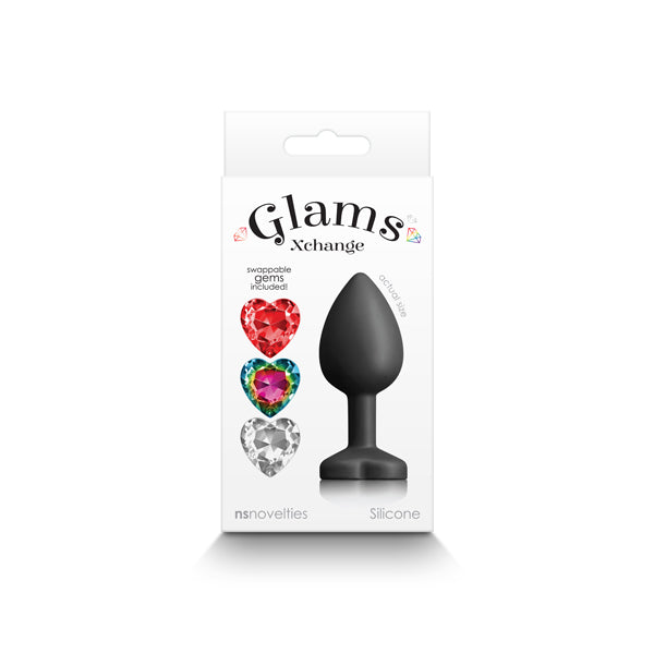Glams Xchange Heart Gem Stone Small Plug