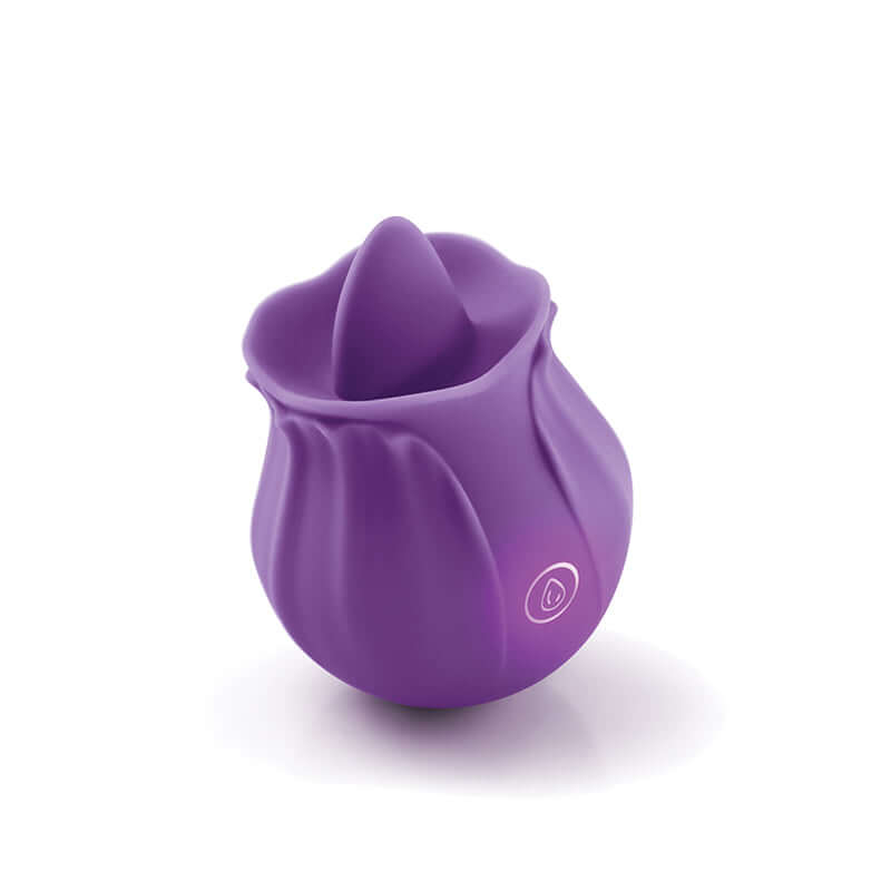 Inya The Kiss Purple Tongue Vibrator by NS Novelties - Rechargeable Clitoral Stimulator, Silicone