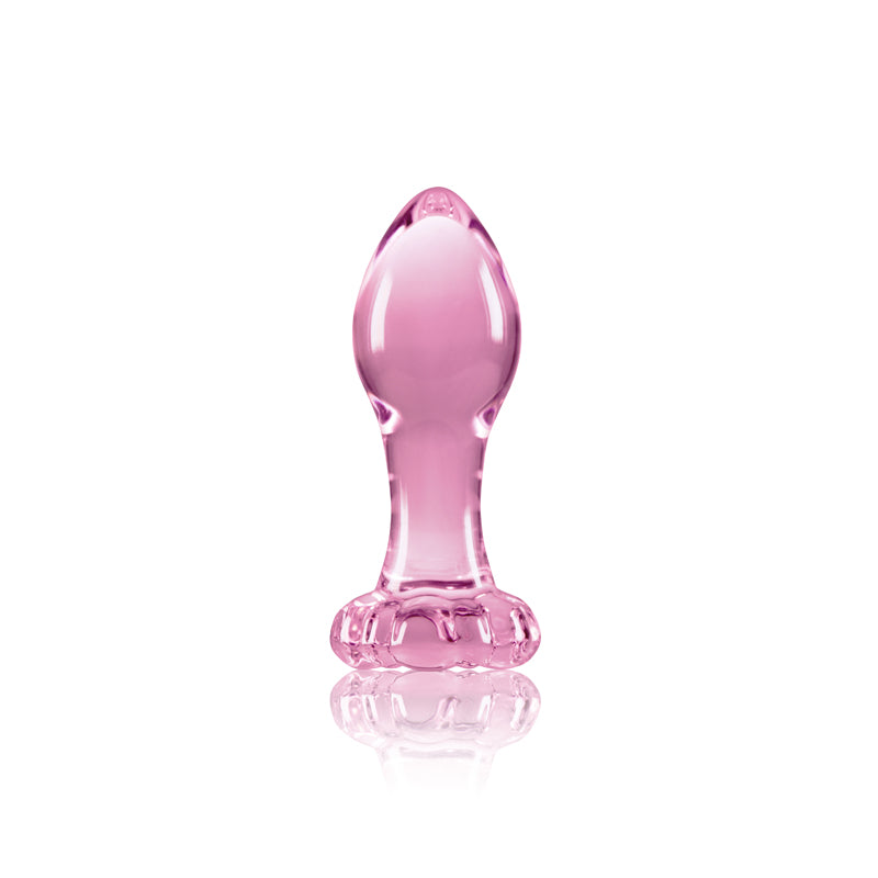 NS Novelties Crystal Premium Glass Flower Pink at $19.99