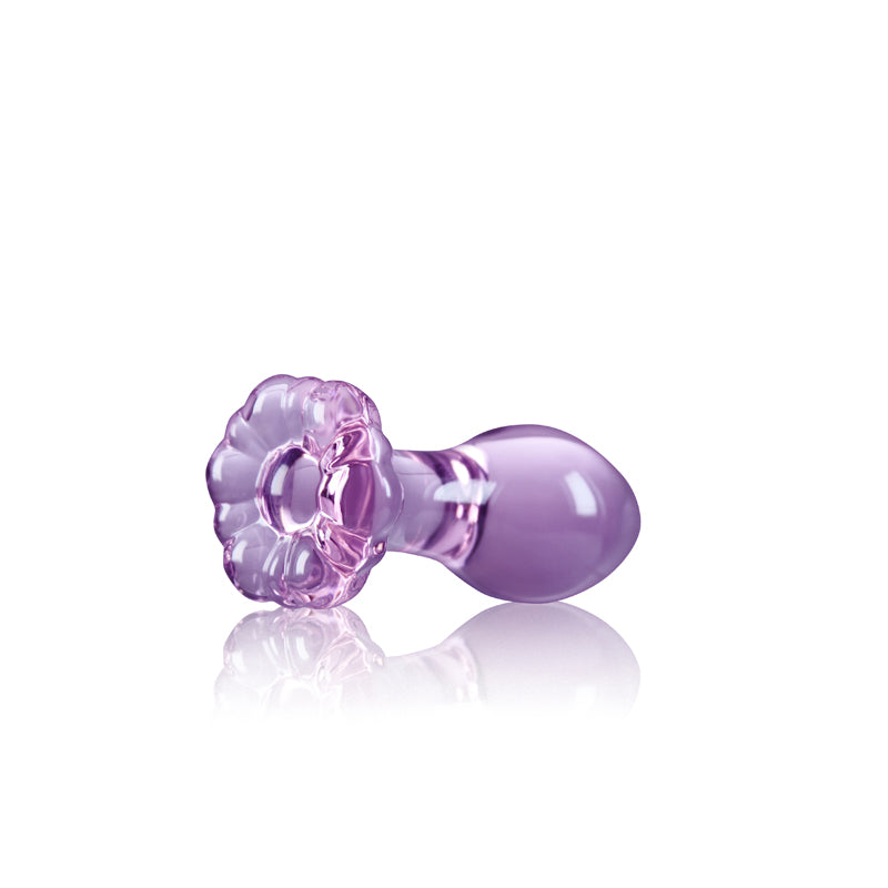 NS Novelties Crystal Premium Glass Flower Purple at $19.99