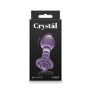 NS Novelties Crystal Premium Glass Rose Purple at $21.99