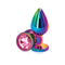 NS Novelties Rear Assets Multicolor Medium Pink Butt Plug at $10.99