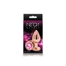NS Novelties Rear Assets Rose Gold Medium Pink Butt Plug at $10.99