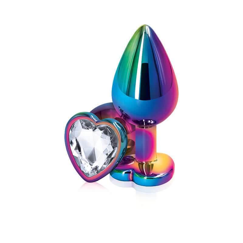 REAR ASSETS MULTICOLOR HEART MEDIUM CLEAR-0