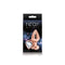 Rear Assets Rose Gold Heart Medium Clear Butt Plug packaging, featuring a sleek aluminum design for visual and sensual pleasure.