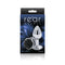NS Novelties Rear Assets Rose Small Butt Plug Black at $9.99