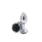 NS Novelties Rear Assets Rose Small Butt Plug Black at $9.99
