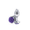 NS Novelties Rear Assets Rose Small Butt Plug Purple at $9.99